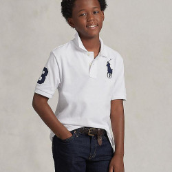 RALPH LAUREN Boys' Big Pony Polo Shirt - Little Kid, Big Kid