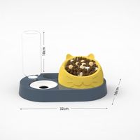 双碗自动饮水猫狗陶瓷碗