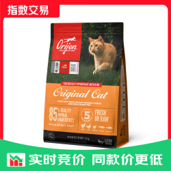 Orijen 渴望 猫粮 原味鸡肉高蛋白成幼猫全阶段 渴望原味猫粮1.8kg