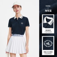 纳维凯尔 女士翻领短袖POLO衫 透气显瘦 M