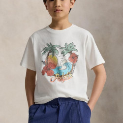 RALPH LAUREN Boys 8-20 Cotton Jersey Graphic T-Shirt