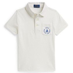 RALPH LAUREN Boys 2-7 Logo Cotton Jersey Polo Shirt