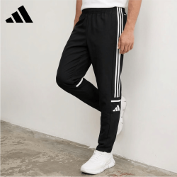 adidas 男 足球系列 SQ25 PRE PNT M 运动长裤 JD9273 黑色/白 M