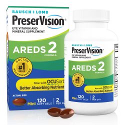 PreserVision AREDS 2 护眼维生素软胶囊   120 个 x 1 件装