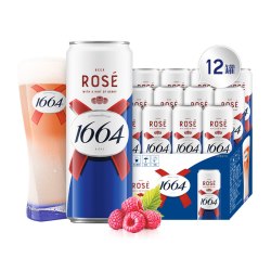 1664凯旋 桃红啤酒 310ml*12罐 罐装