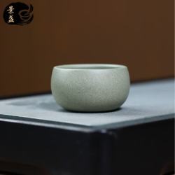 景盏 茶杯家用高端品茗茶具配套豆青砂