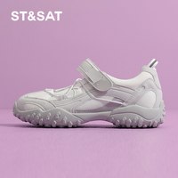 88VIP：星期六 ST&SAT 厚底增高玛丽珍鞋女夏2026新款运动休闲鞋百搭网面透气单鞋