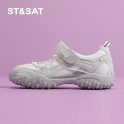 星期六 ST&SAT 厚底增高玛丽珍鞋女夏2026新款运动休闲鞋百搭网面透气单鞋