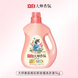 立白 大师香氛乌木玫瑰洗衣液1KG留香护衣柔顺防发黄