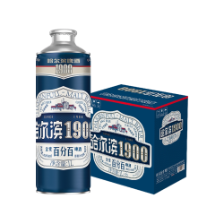 哈尔滨啤酒 1900全麦啤酒1L*6瓶 麦汁10°P新品上市