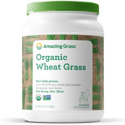 AMAZING GRASS 叶绿素草本补充剂 粉末 叶绿素 有机 提高能量 6件装