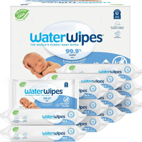 WaterWipes 婴儿湿巾 99.9%纯净水配方 低敏无香型 新生儿敏感肌专用 720片装(60片*12包) 植物基无酒精 湿纸巾