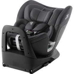 BRITAX RÖMER Britax Römer Rider 儿童座椅,适合 40-125 厘米(i-尺寸),带 Isofix 和支撑腿,出生 - 7 岁,午夜灰