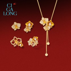 CIGALONG Ciga Long CIGALONG 名角系列蝴蝶兰耳钉 CIGALONG20228057