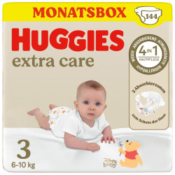 Huggies 婴儿尿布额外护理迪士尼设计 尺寸 3,144 片尿布(2x72)