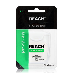 REACH 上蜡牙线，薄荷味，55 码（约50.29米）