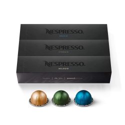 Nespresso 咖啡胶囊 中深度烘焙综合装 30粒装 适配Vertuo系列咖啡机