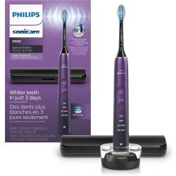Philips 飞利浦 电动牙刷钻石9系可洁齿磁悬浮动力微泡水流成人 牙医推荐