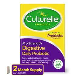Culturelle 肠道益生菌胶囊 调理消化系统 60粒装 素食可用