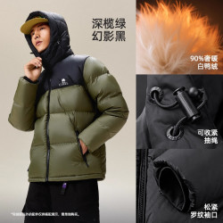 骆驼 火焰山速暖男女同款羽绒服M13CR07089