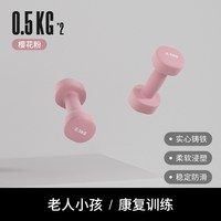移动端：乔伊波伊 浸塑哑铃 JSYL2 20kg 防滑纯铁哑铃