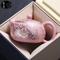 景盏 新款女士可断水粉彩西施壶1-10件