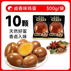 比比赞 卤香鸡蛋 300g 10颗