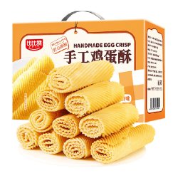 比比赞 鸡蛋酥蛋卷 520g 箱装