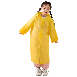 巴迪高 一次性雨衣儿童加厚加大透明便携