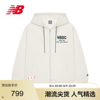 new balance 26年男款经典休闲百搭舒适潮流外套MJ62F85Z 米白色 L