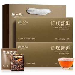 陈一凡 普洱茶 陈皮普洱 150g*2 礼盒装