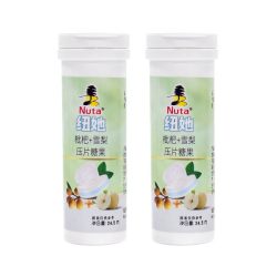 Nuta 纽她 无蔗糖薄荷糖 枇杷雪梨味含片 24.5g 瓶装