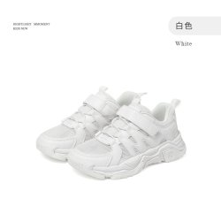 TARANISKIDS 泰兰尼斯kids夏季新款童鞋儿童运动鞋女童透气网面小白鞋男童跑鞋