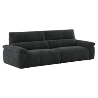 全友 2026现代简约雪尼尔沙发 珍珠白 2.8m