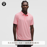 lululemon 丨Evolution 男士短袖休闲Polo衫 LM3EN3S 杂色腮红粉 L