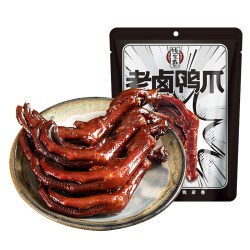 钱家香 老卤鸭爪118g土鸭掌卤味鸭爪真空独立包装好小零食