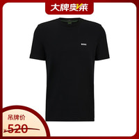 BOSS（服装） BOSS男士运动休闲圆领短袖T恤50506373 001黑色 L