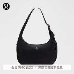 lululemon 丨City Essentials 女士单肩包 LW9GF7S 黑/银 O/S