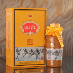 国台 八骏礼鉴 53度酱香型白酒500mL 礼盒装