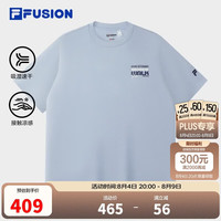 FILA FUSION 斐乐潮牌男子针织短袖衫2026秋季新款吸湿速干凉感T恤