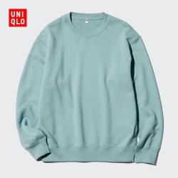 优衣库 卫衣/长袖男装女装运动衫482308 53 草绿色 XL