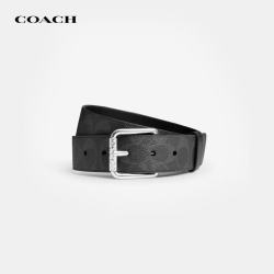 COACH 新款男士腰带皮带 黑色CEB88 七夕礼物