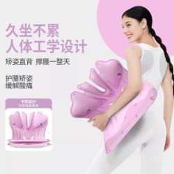 猫小邪 护腰坐垫久坐减压座姿椅托办公室部支撑靠背人体工学靠垫腰靠椅垫