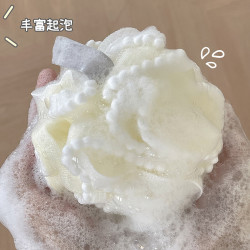 鲸意 高档大号珍珠起泡沐浴花 2只装