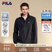FILA 官方男装外套2026秋新款休闲立领上衣通勤百搭宽松夹克 传奇蓝-NV 2XL 185/104A/XXL