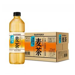 三得利 无糖大麦茶植物茶饮料500ml*12瓶整箱麦香浓郁全天可饮