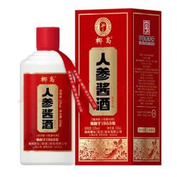 椰岛 人参酱酒 53度 酱香型白酒基酒 500mL 礼盒装