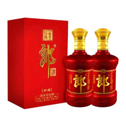 郎酒 珍品郎 53度 酱香型白酒 500ml*2瓶