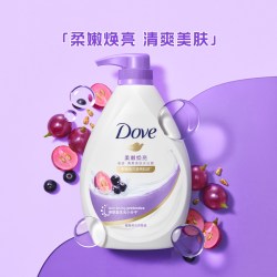 多芬 樱花甜香沐浴露温和锁水保湿柔嫩肌肤滋润持久留香