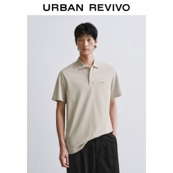 UR UR2026夏季新款男装休闲经典日常字母刺绣马球衫UMM460066